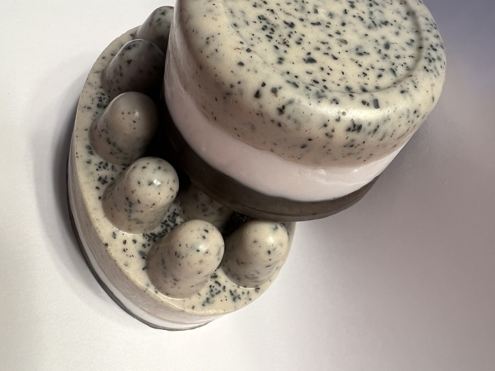 coffee soap bars set of 2 donkey milk and coffee massage soap Duo spa soap set