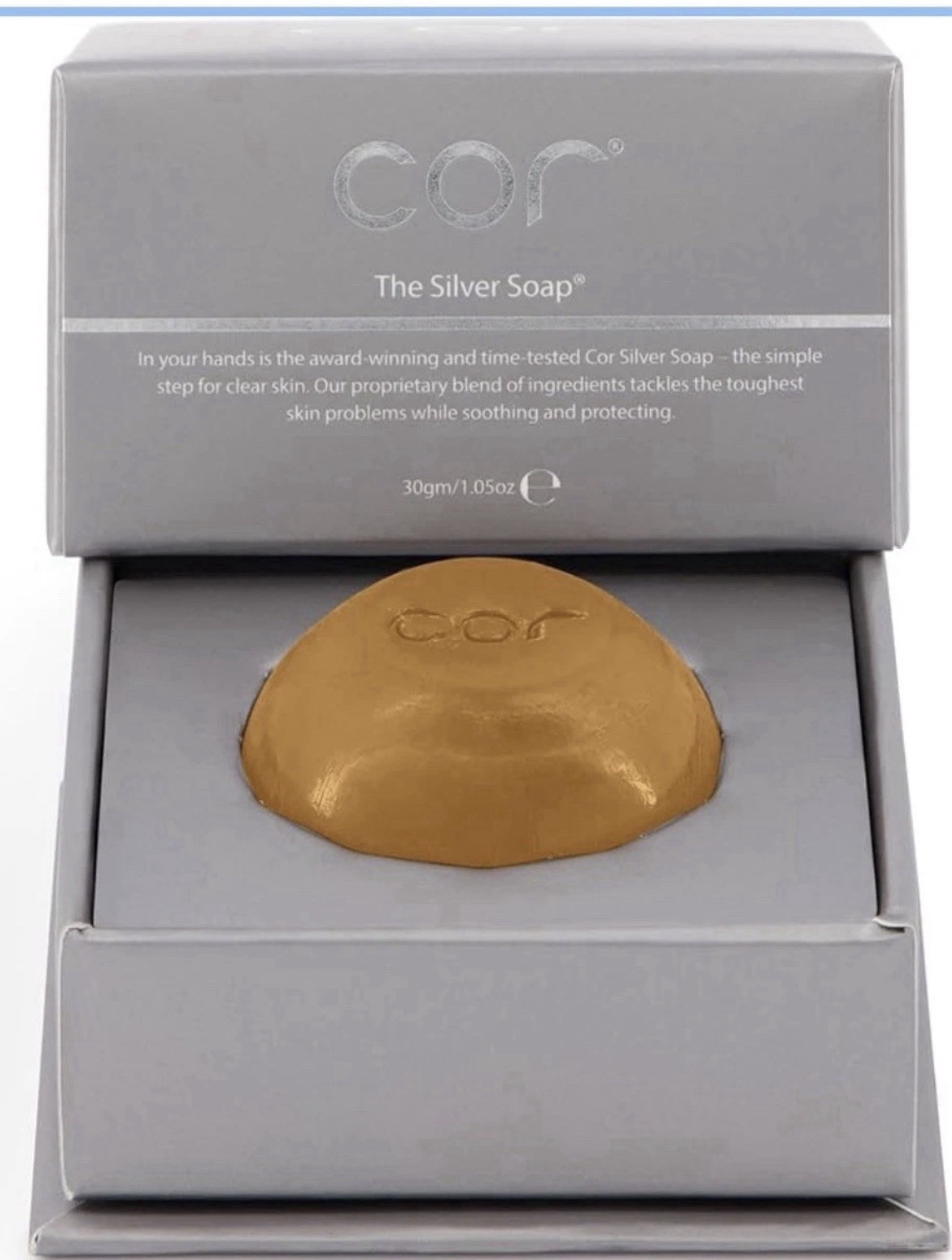 COR Silver Soap Cleansing Bar Acne Colloidal Signature 1.06 Oz NEW
