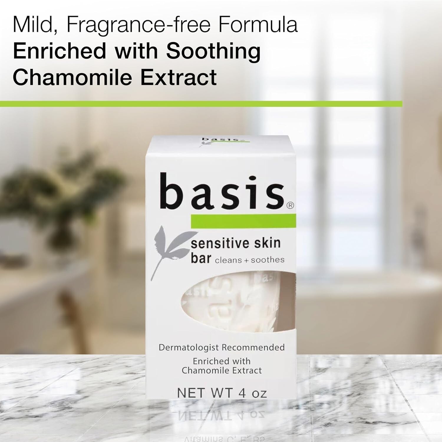 Basis Sensitive Skin Bar Soap for Body,Hands,Face Unscented Soap Bar [6 Pack]new