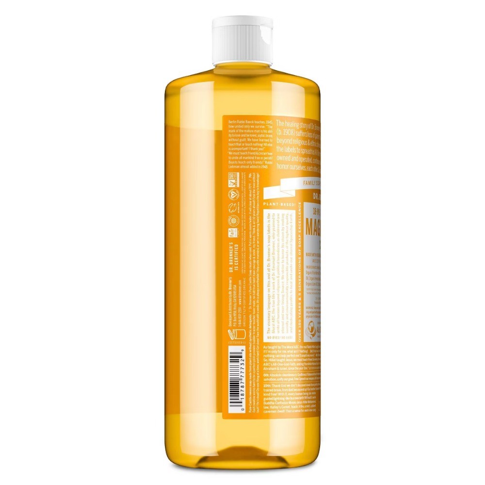 Magic Pure Castile Liquid Soap Bodywash – Citrus – 32 fl oz Fast delivery