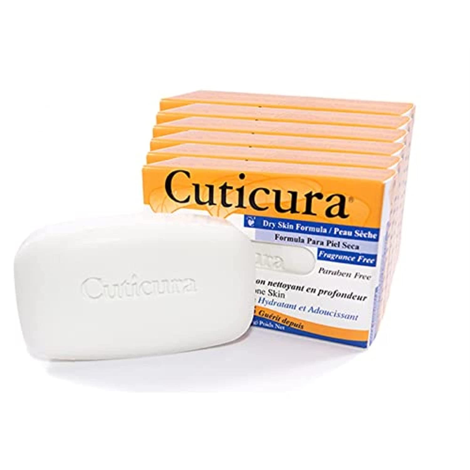 Cuticura Deep Cleansing Face and Body Soap – Dry Skin Formula for Blemish-Prone