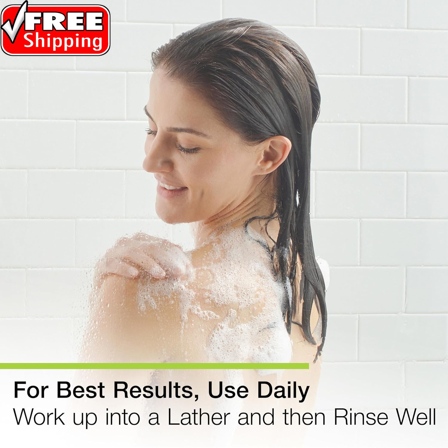 Sensitive Skin Bar Soap for Body, Hands and Face, Unscented Soap Bar for Sensiti