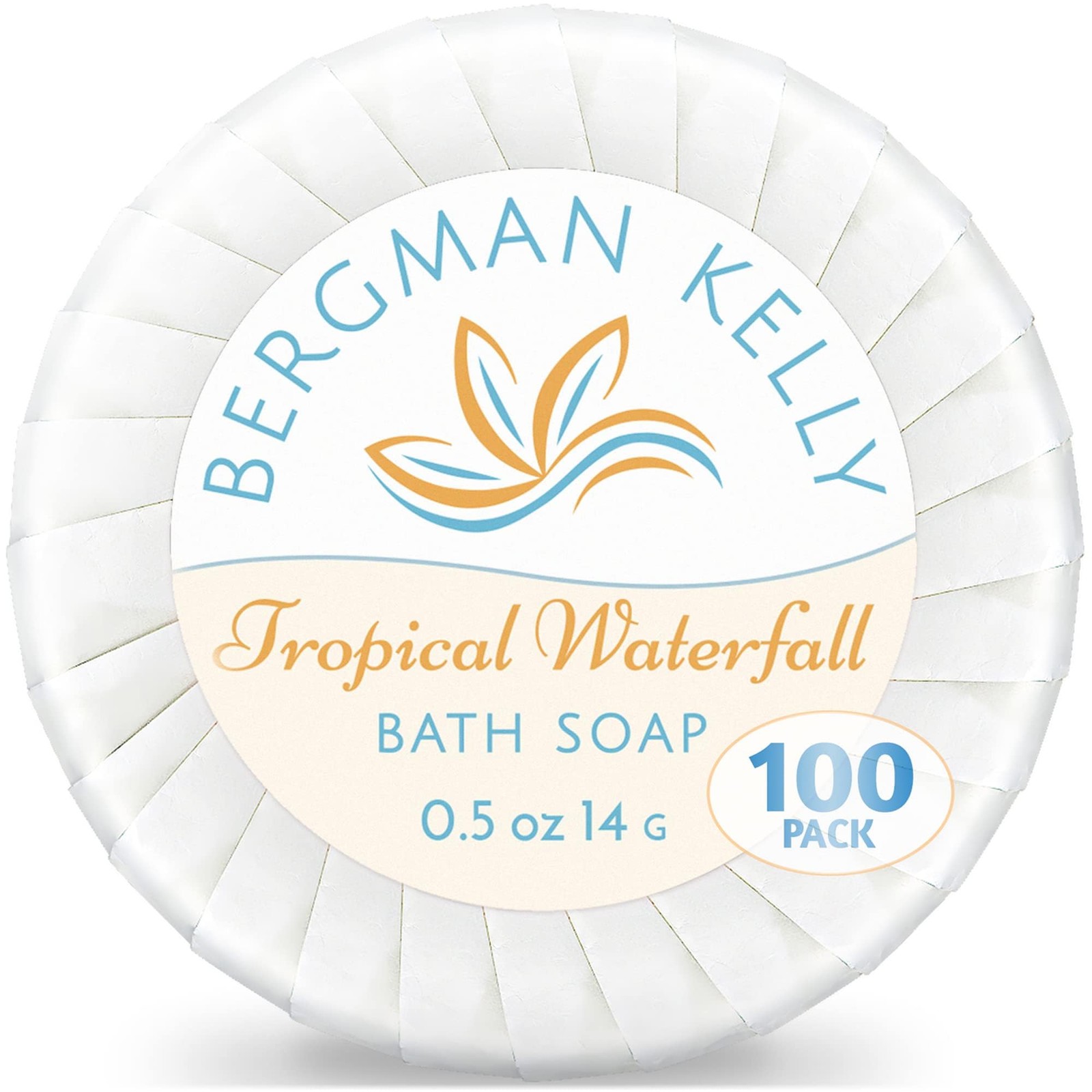 – Hotel Soap Bars in Bulk – Tropical Waterfall, 0.5 oz, 100 PK – Small Indivi…