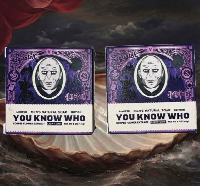 2 Dr Squatch Limited Edition Harry Potter Soap Bars VOLDEMORT YOU KNOW WHO