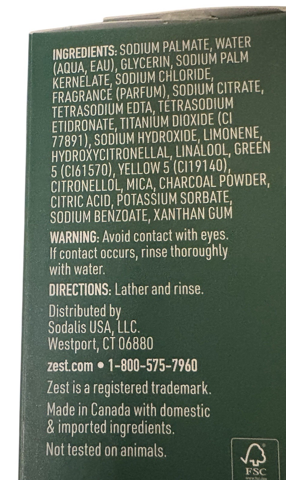 Zest Brut Deodorizer Classic Scent Moisture Bar Soap 7.05 oz. EA Lot Of 4 New