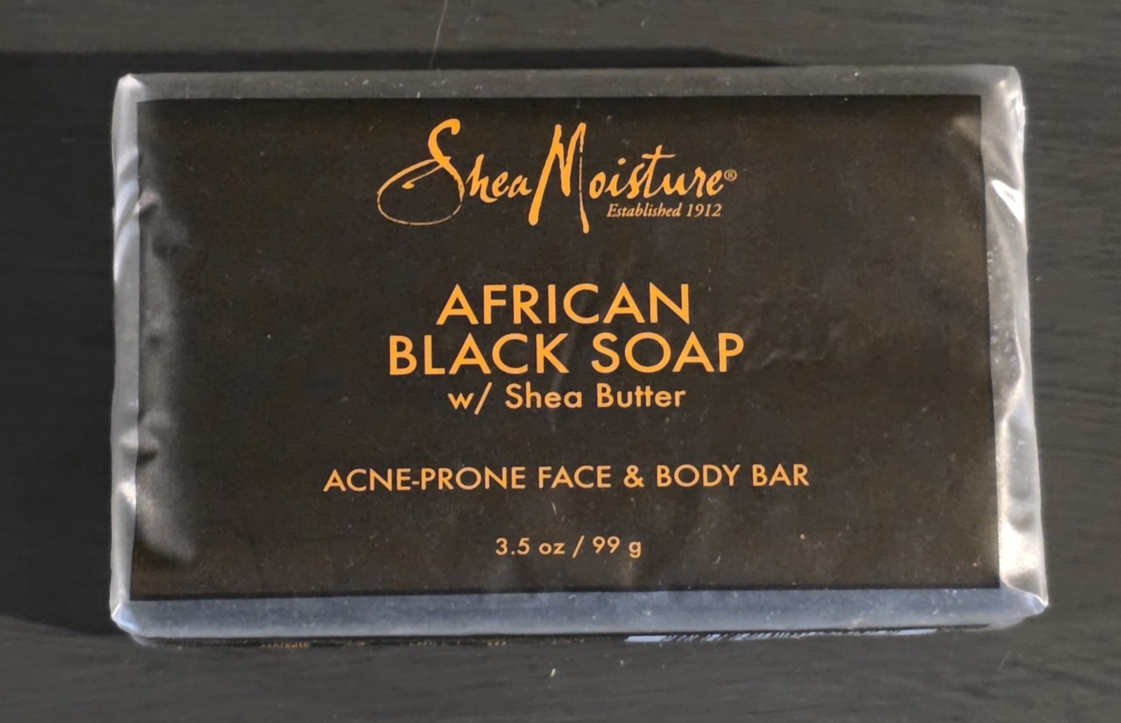 Shea Moisture African Black Soap Acne Prone & Troubled Skin Face & Body Bar