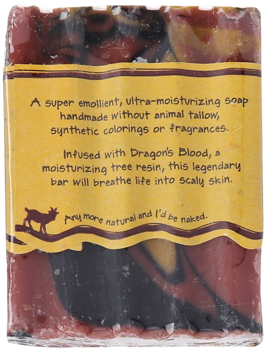 Zum Bar 3 Ounce Dragon’s Blood Soap, Gentle Moisturizing Cleanser for Adults