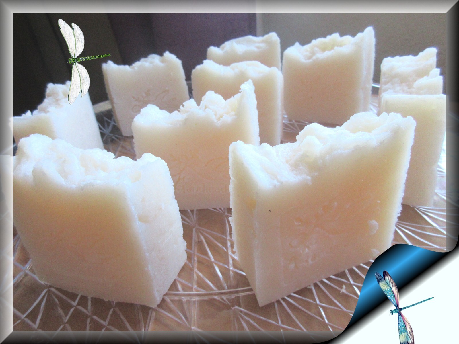 2 100% Organic Aloe Vera & Coconut Oil Shampoo & Body Bars LILY OF THE VALLEY