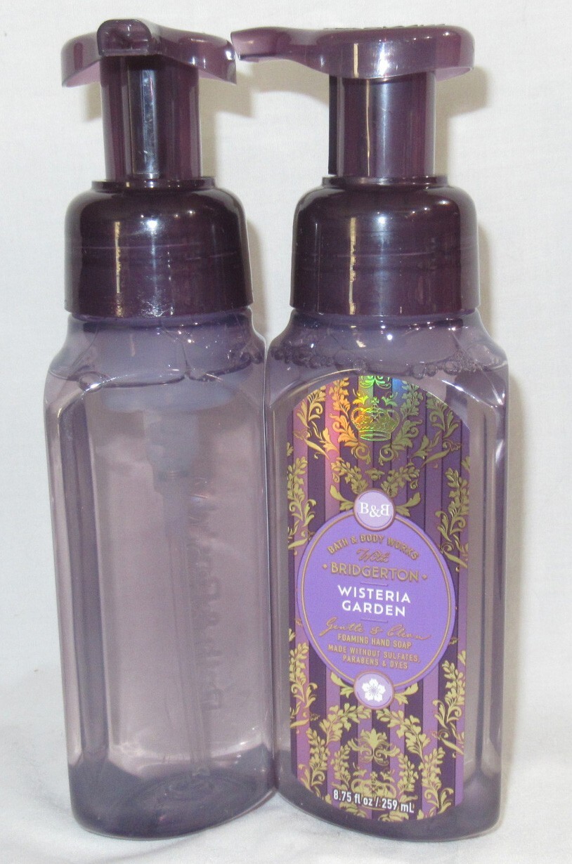 BRIDGERTON w/ Bath & Body Works Gentle & Clean Foam Soap Set 2 WISTERIA GARDEN