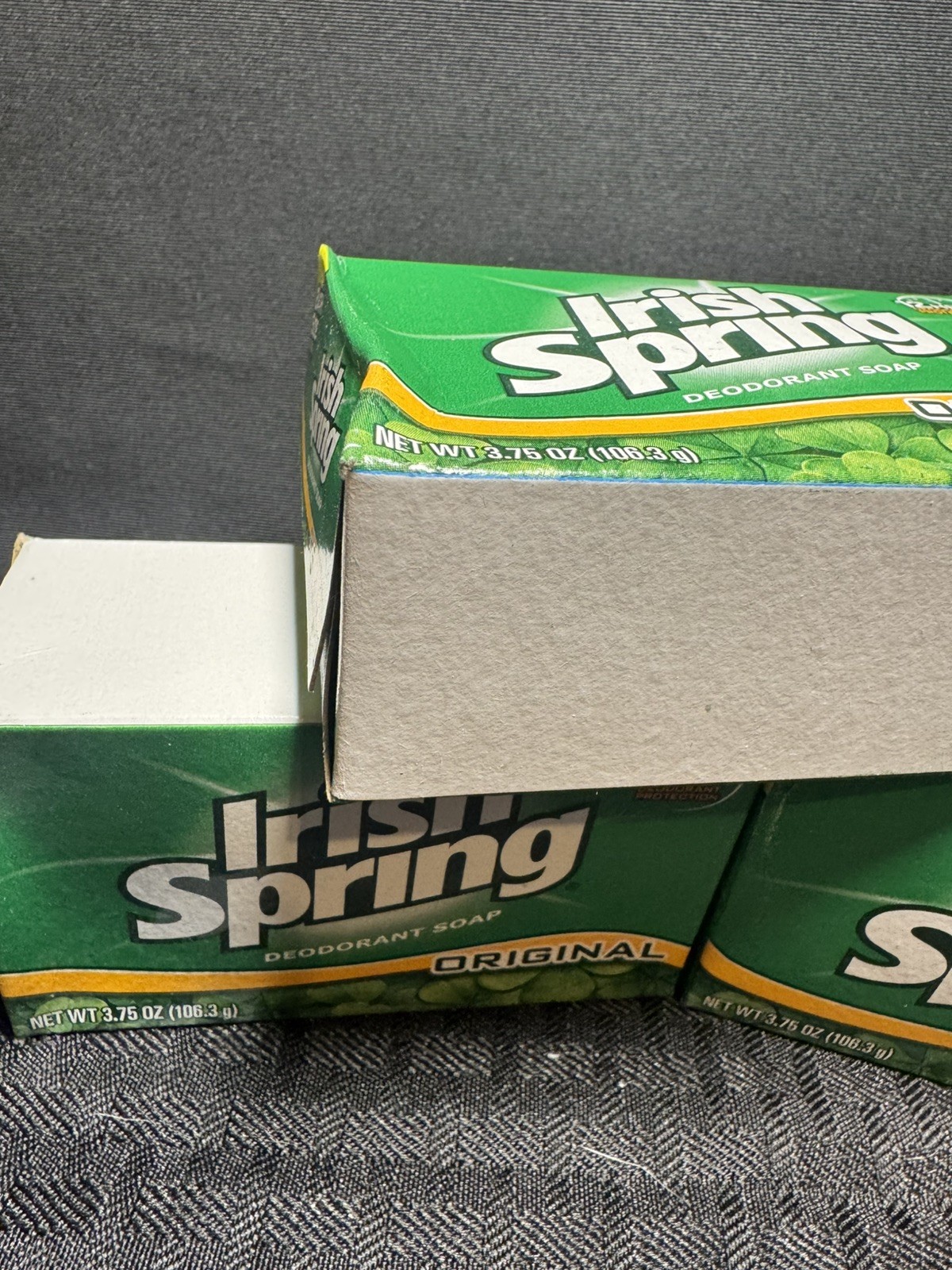 Irish Spring Bar Soap Lot of 10 Original Scent Package ~ 3.75 oz ~ No Flax