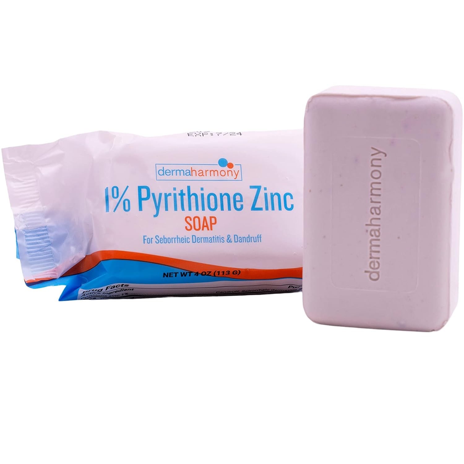 Zinc 1% Pyrithione Bar Soap 4oz – Treatment for Psoriasis, Eczema, Dry Skin