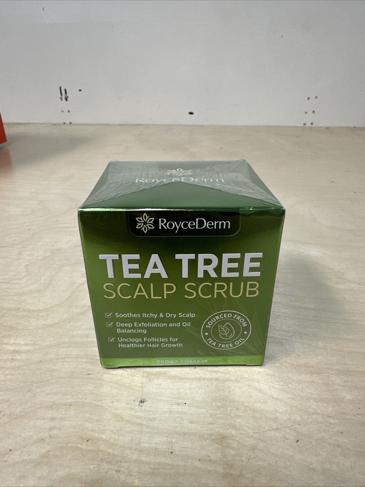 RoyceDerm Tea Tree Scalp Scrub Soap, 7.05oz Exp:02/2028