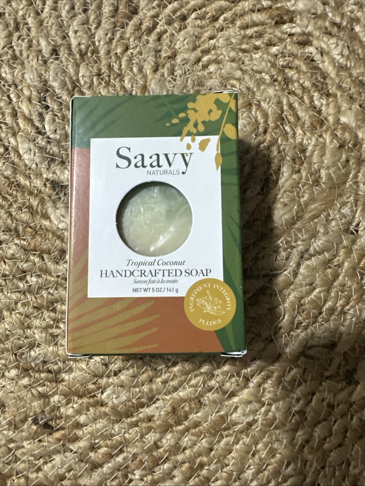 Tropical Coconut Handcrafted Soap 5 Oz