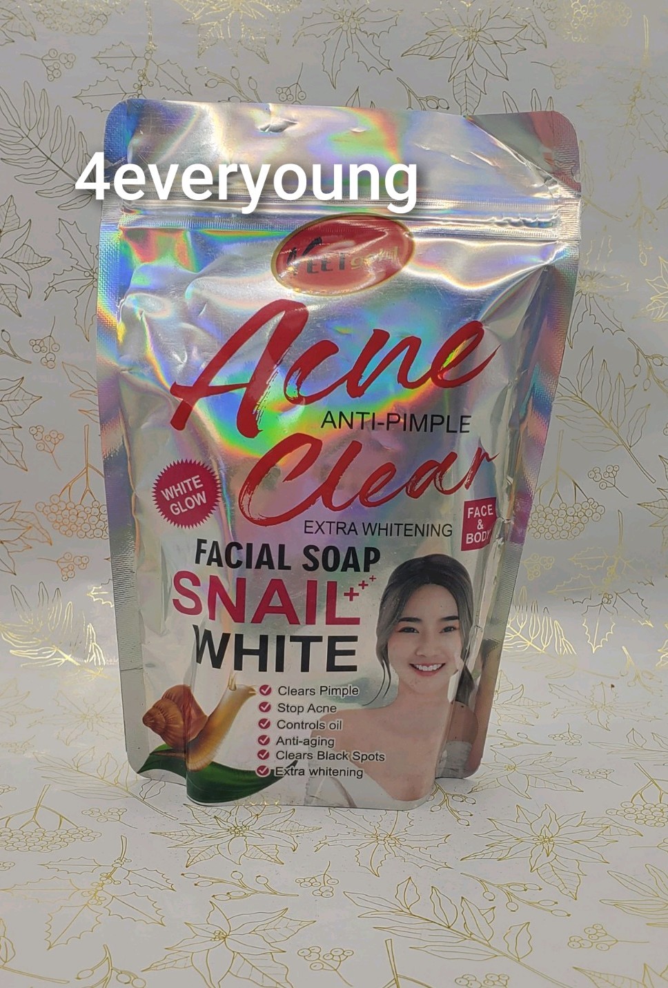 Veet Gold Acne Clear Anti Pimple Extra Whitening Facial Soap