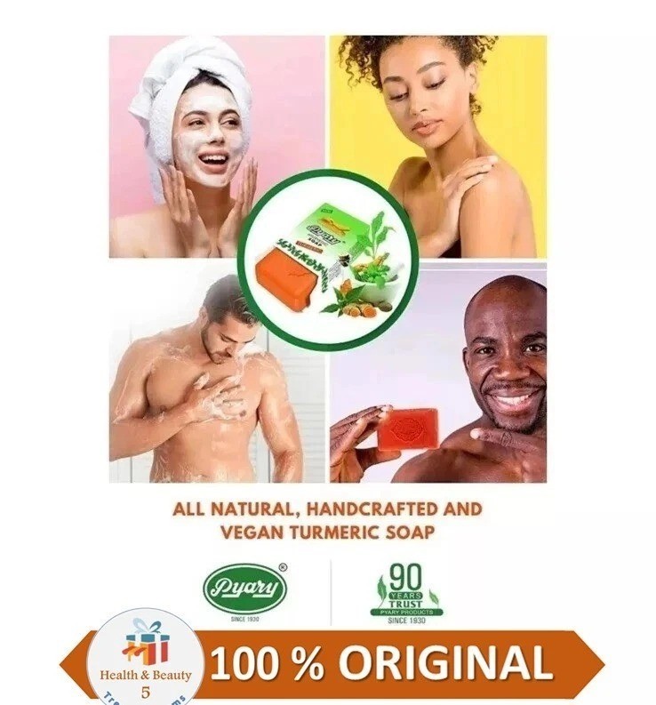 Indian Pyary Turmeric Soap Turmeric 75g صابون الكركم