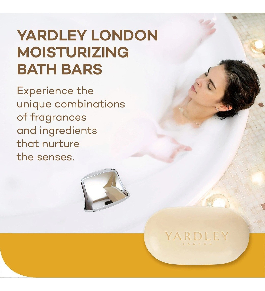 NEW! YARDLEY LONDON (4.0 Oz.) 113g Bar 🍋●LEMON VERBENA● Moisturizing Bar Soap🫧