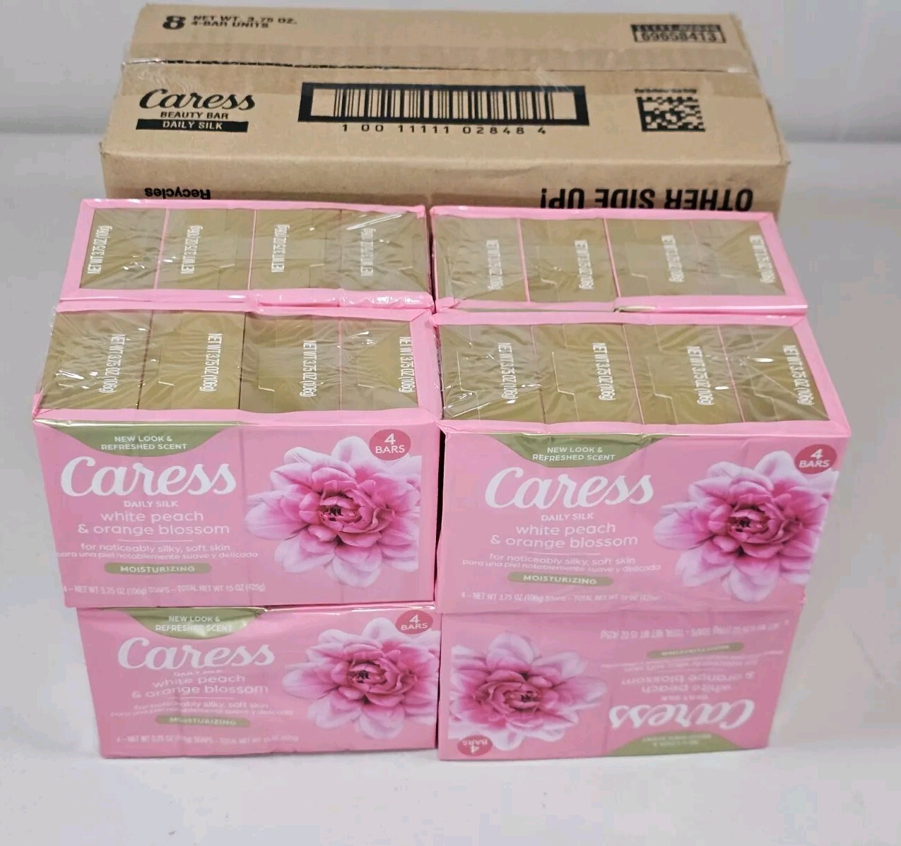 32 Pack Caress Silkening Beauty Bar, Daily Silk (3.75 oz, 32 ct.) Moisturizing