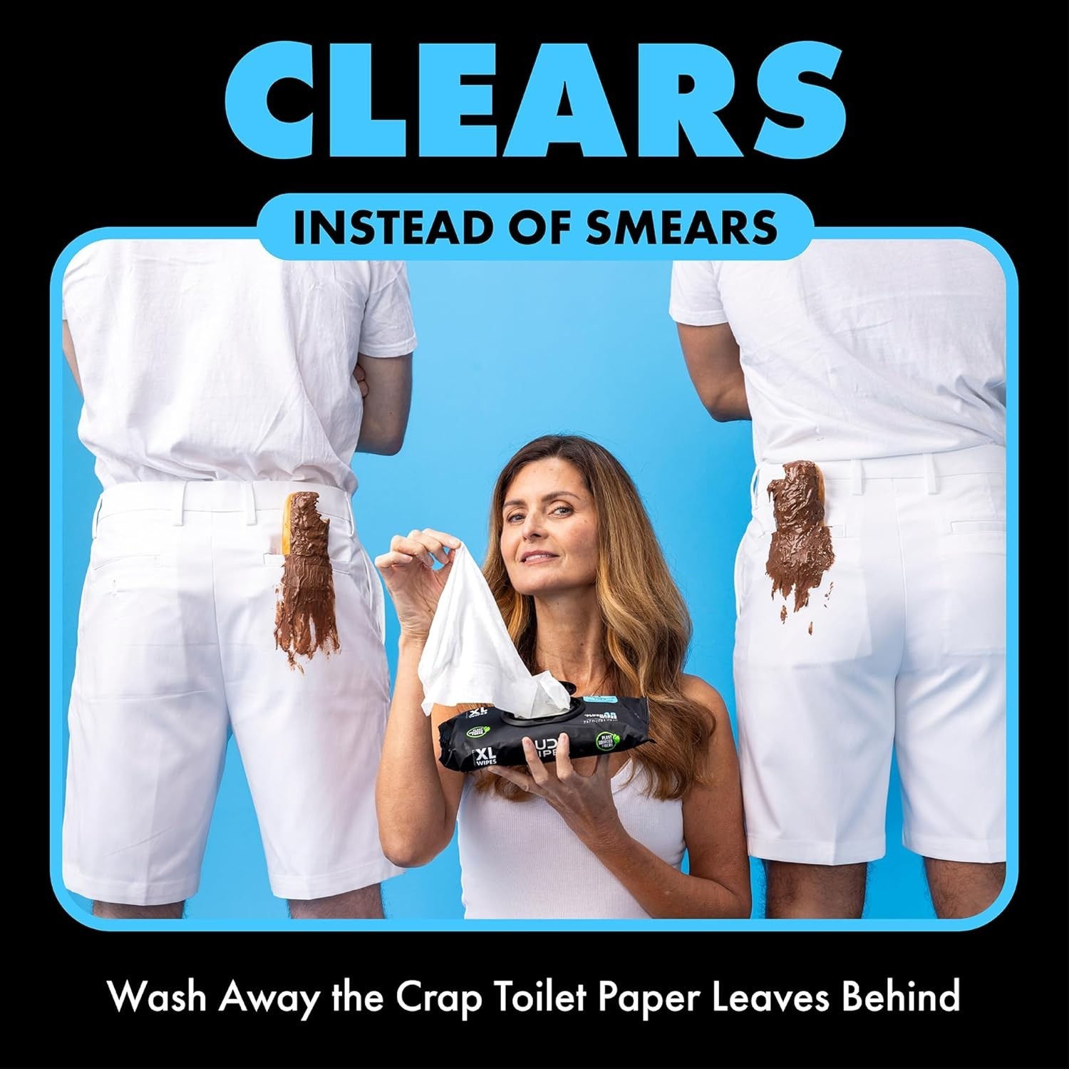 2 Pack Unscented Flushable Wipes – 60 Count – Aloe & Vitamin E Travel Essential