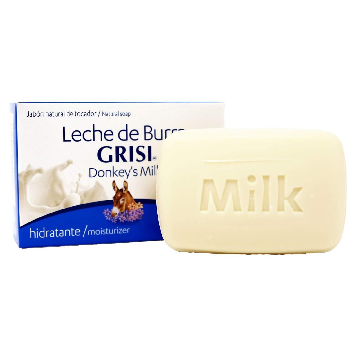 Grisi Donkey’s Milk / Leche de Burra Soap. Moisturizer & Skin Softener. 3.5 oz