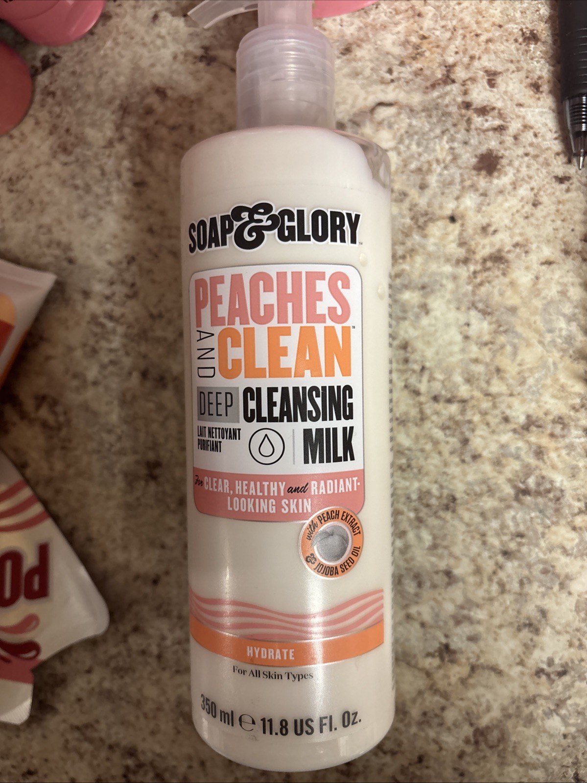 Soap & Glory Peaches Cleansing Milk SMALL BUSINESS CAT LADY 🐈‍⬛🐾🐈💌