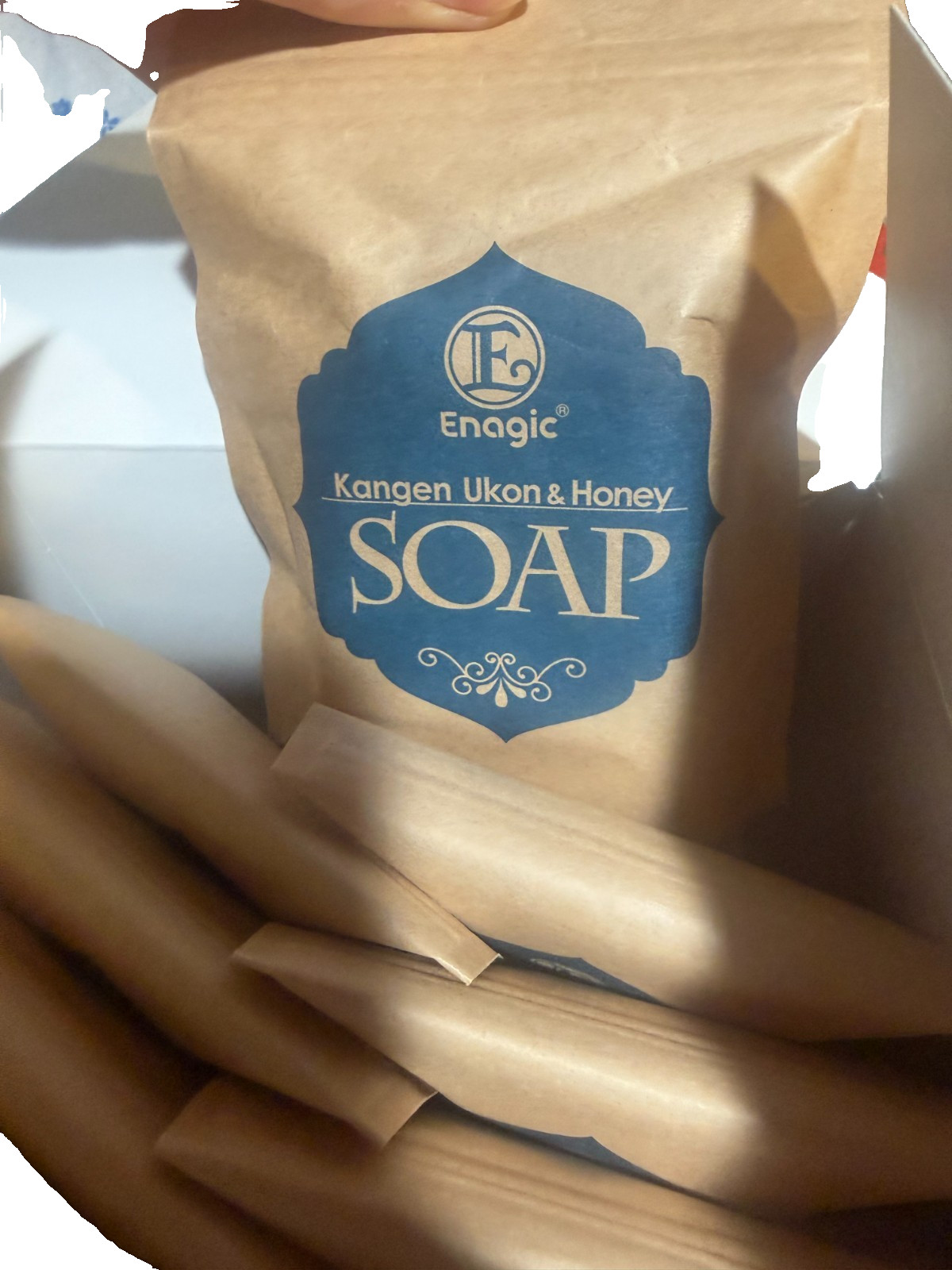 Enagic Kangen Ukon Soap Single Piece Traditional Natural Ingredients Honey NEW