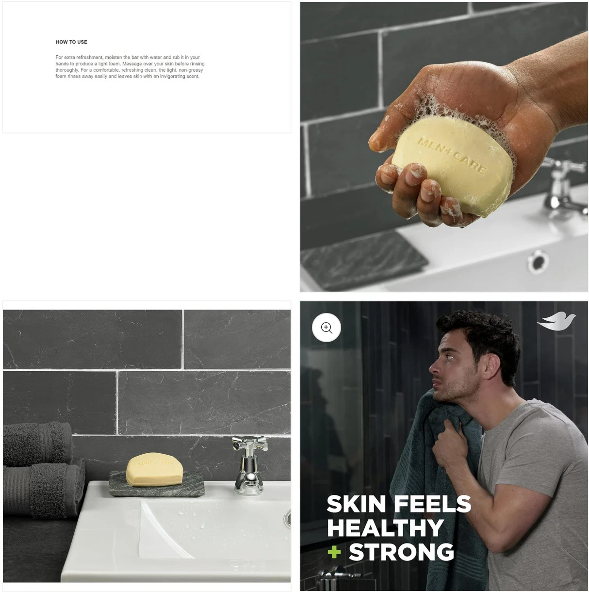 14-Bars Dove Men+Care Bar 3 in 1 Cleanser for Body, Face & Shaving 3.75 oz