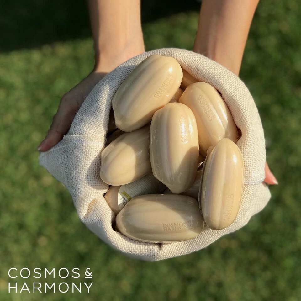 Cosmos and Harmony KHAO THAI RICE SOAP Jasmine Rice Organic 50g. (1 Pcs) Organic