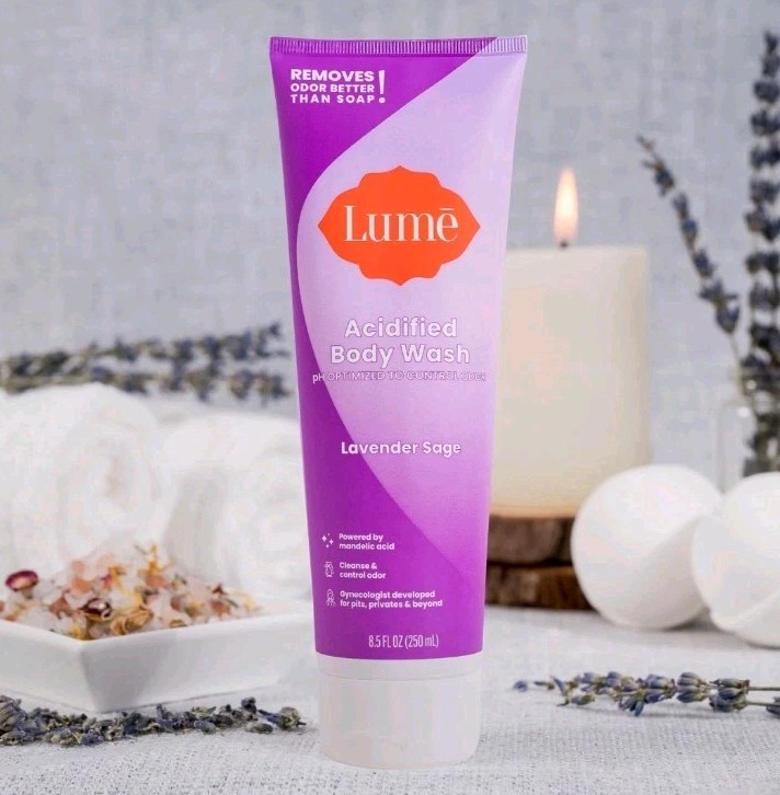 Lume Acidified Body Wash – 24 Hour Odor Control – Removes Odor Better than Soap