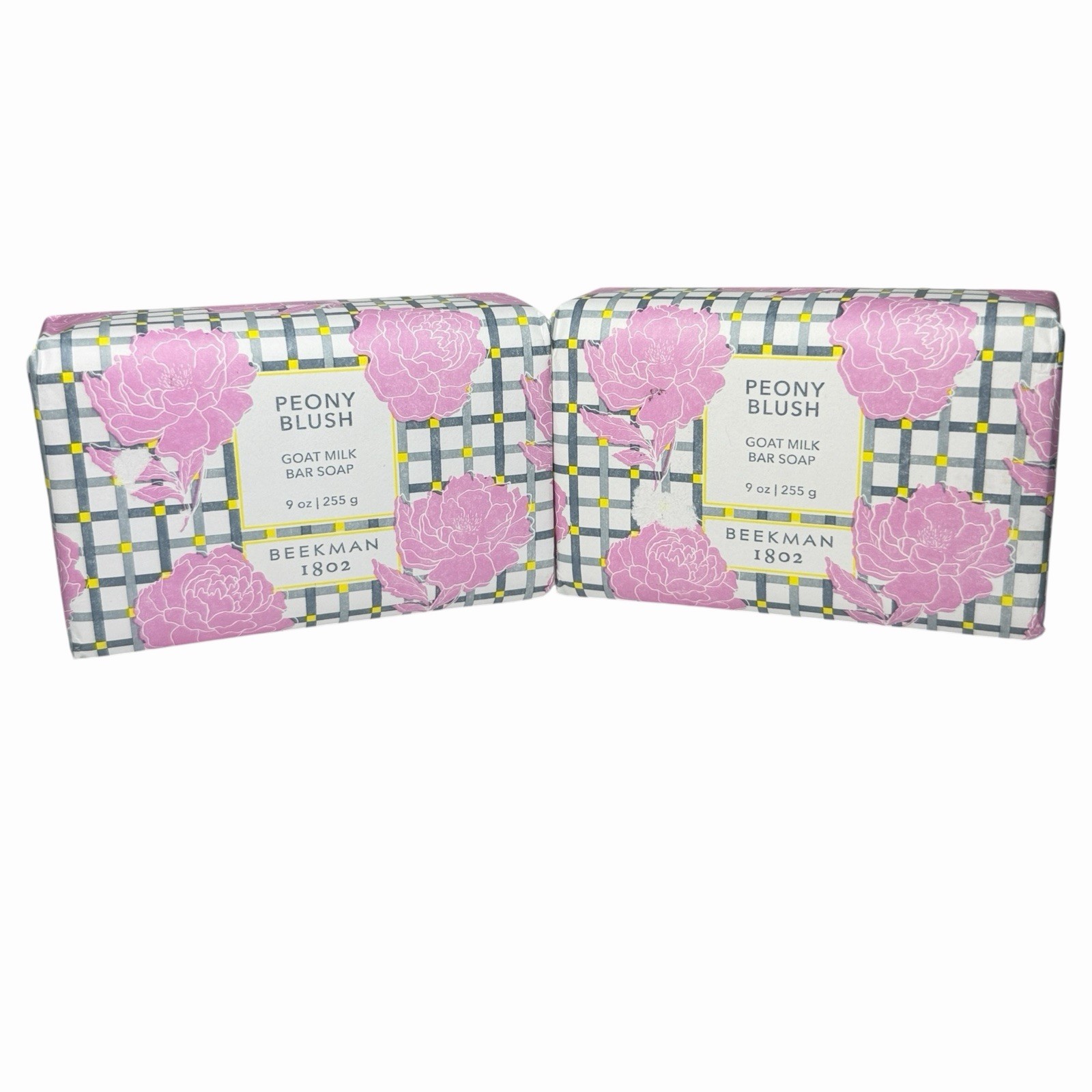 2X- Beekman 1802 Limited Edition Peony Blush Bars Of Soap 9oz ea New SEALED