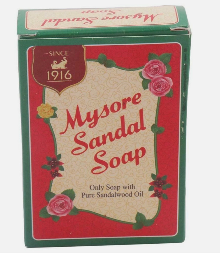 Mysore Sandal Soap 150g Pack of 2 – Authentic Pure Natural Sandalwood Bath Bar