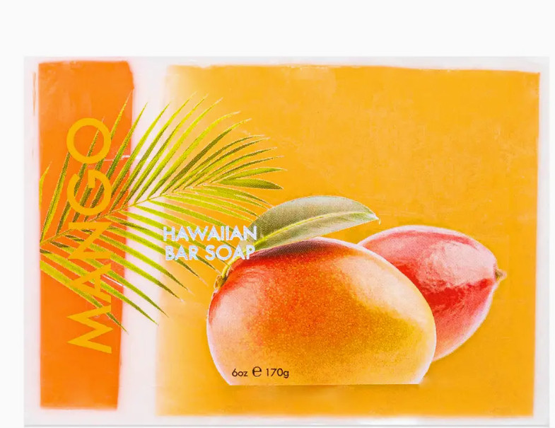 Maui Soap Co Mango Bar Soap with Kukui & Coconut Oil 6oz