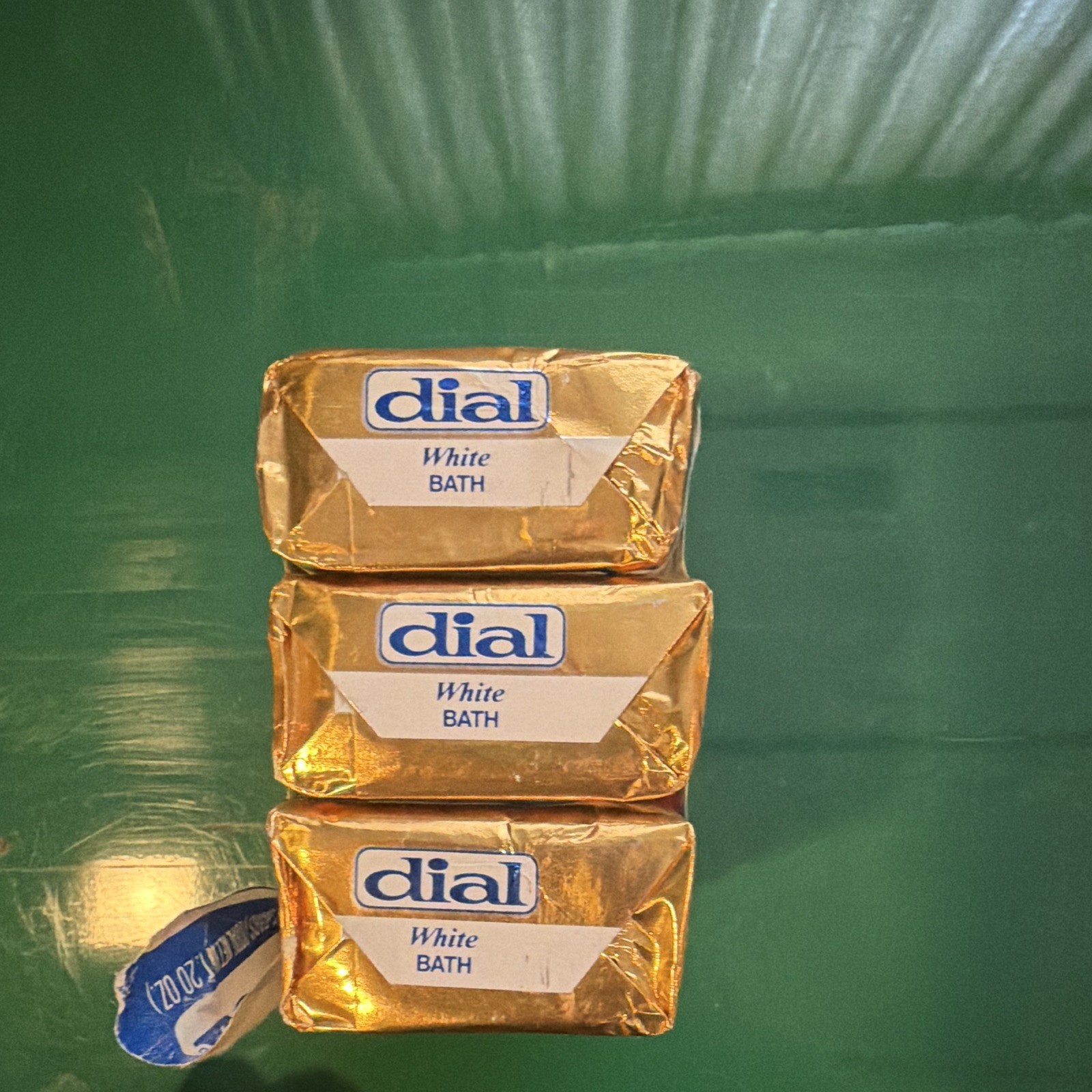 Vintage Dial White Bath Size Bar Soap, 3 bars Multipack, 5 oz Each