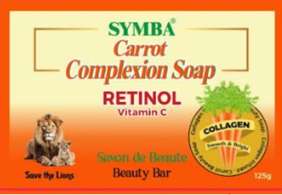 SYMBA Carrot Complexion Soap 125g – Retinol, Vitamin C & Collagen Beauty Bar