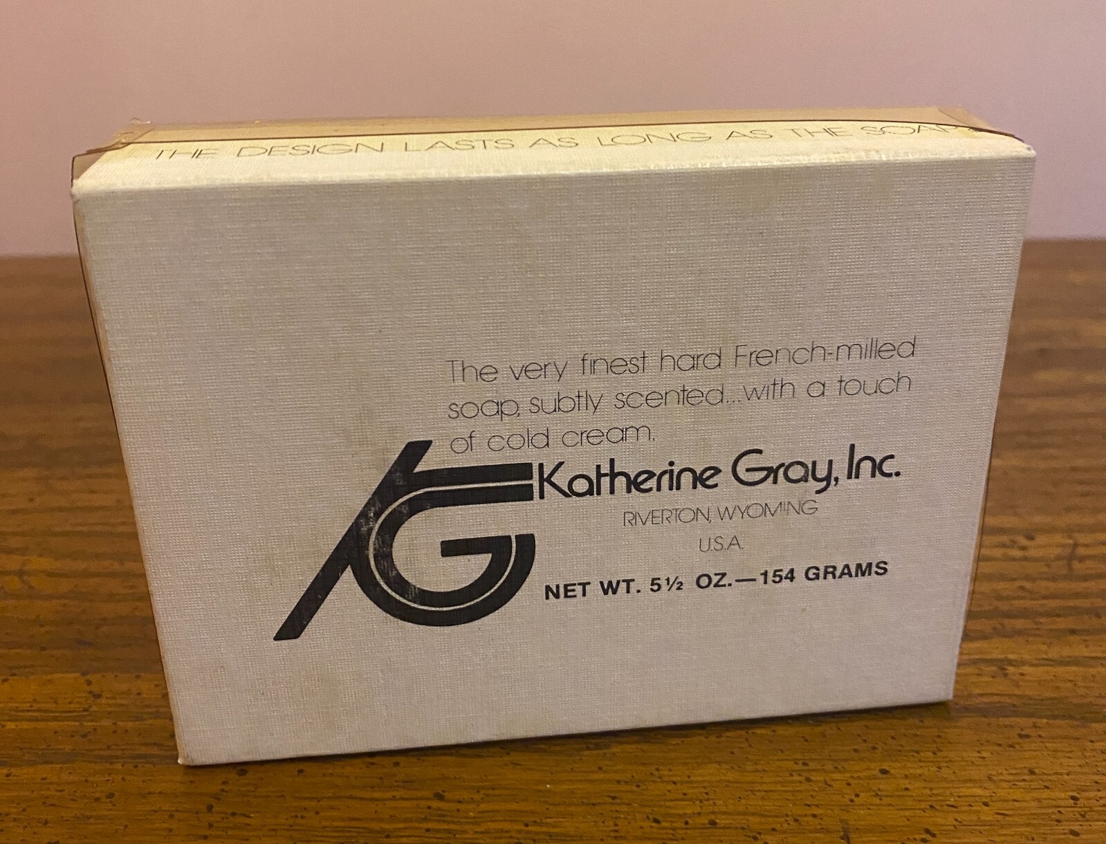 Vintage Katherine Gray Inc Soap Super Teacher French Milled Soap w/ Apple