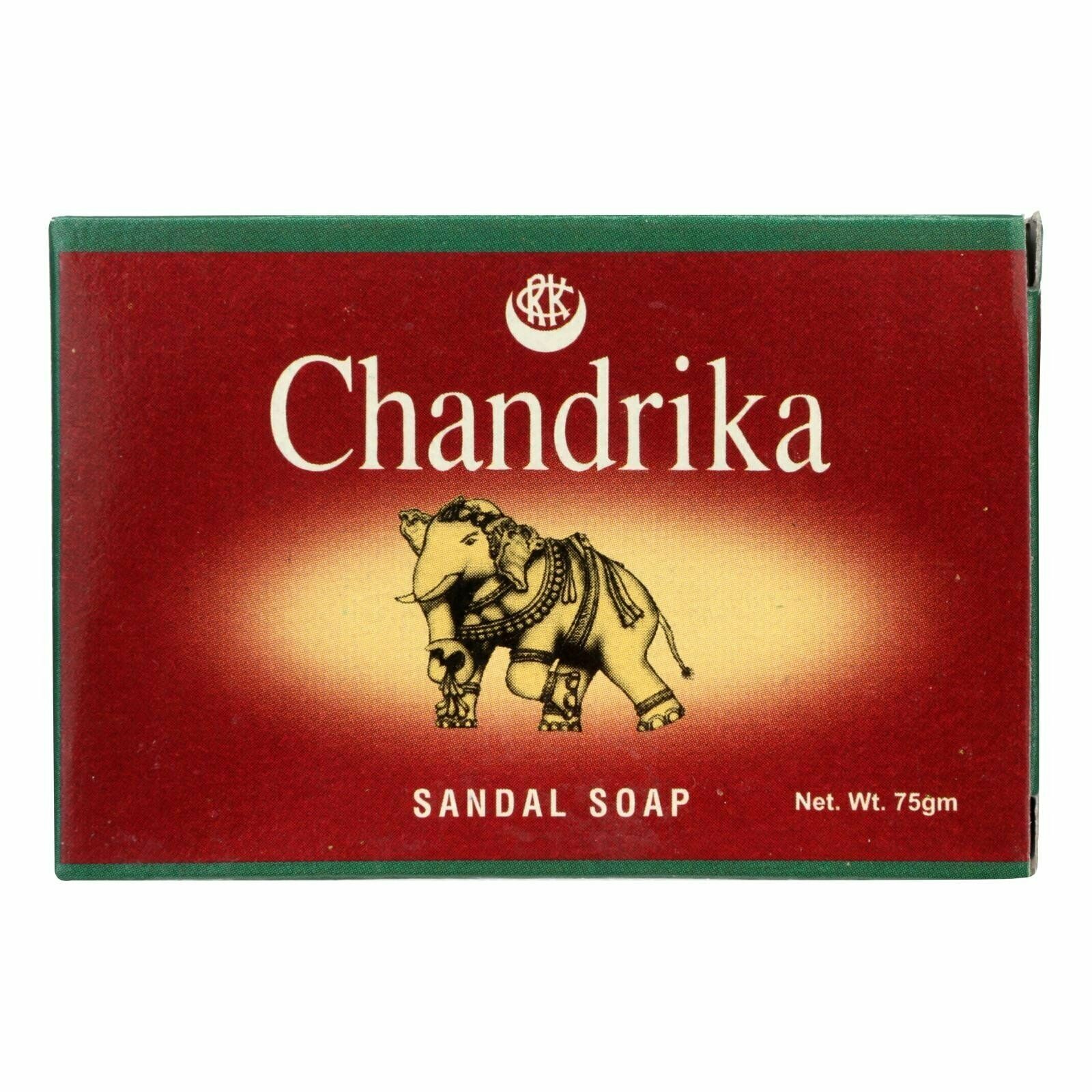 Chandrika Ayurvedic Sandal Bar Soap with Coconut Oil & Sandalwood Extract 75 g