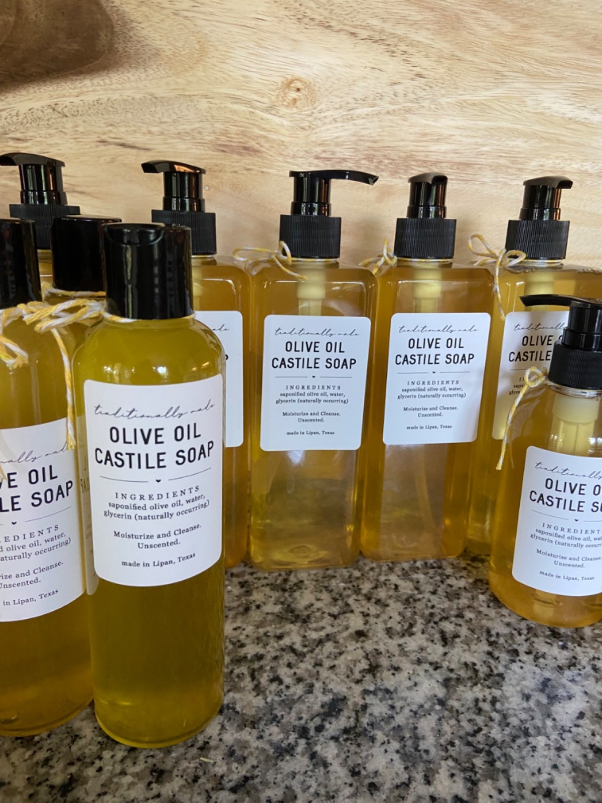 100% Pure Virgin Olive Oil Liquid Castile Soap – Cleanse and Moisturize