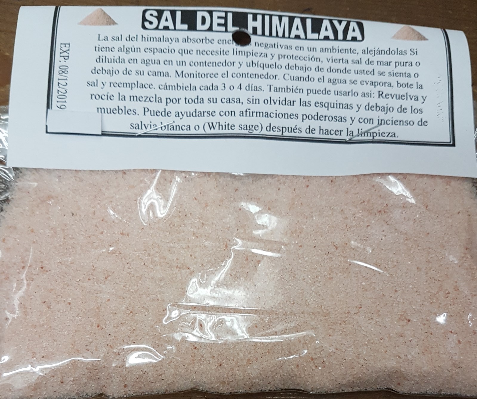 SAL DEL HIMALAYA PARA PROTECCION Y ALEJAR MALAS ENERGIAS ORACION E INSTRUCCIONES