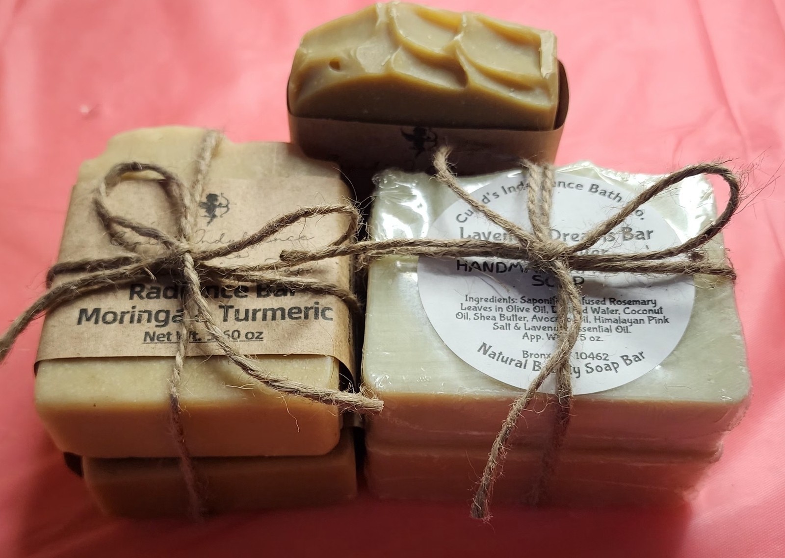 5 Bars Handmade Assorted Natural Soap.