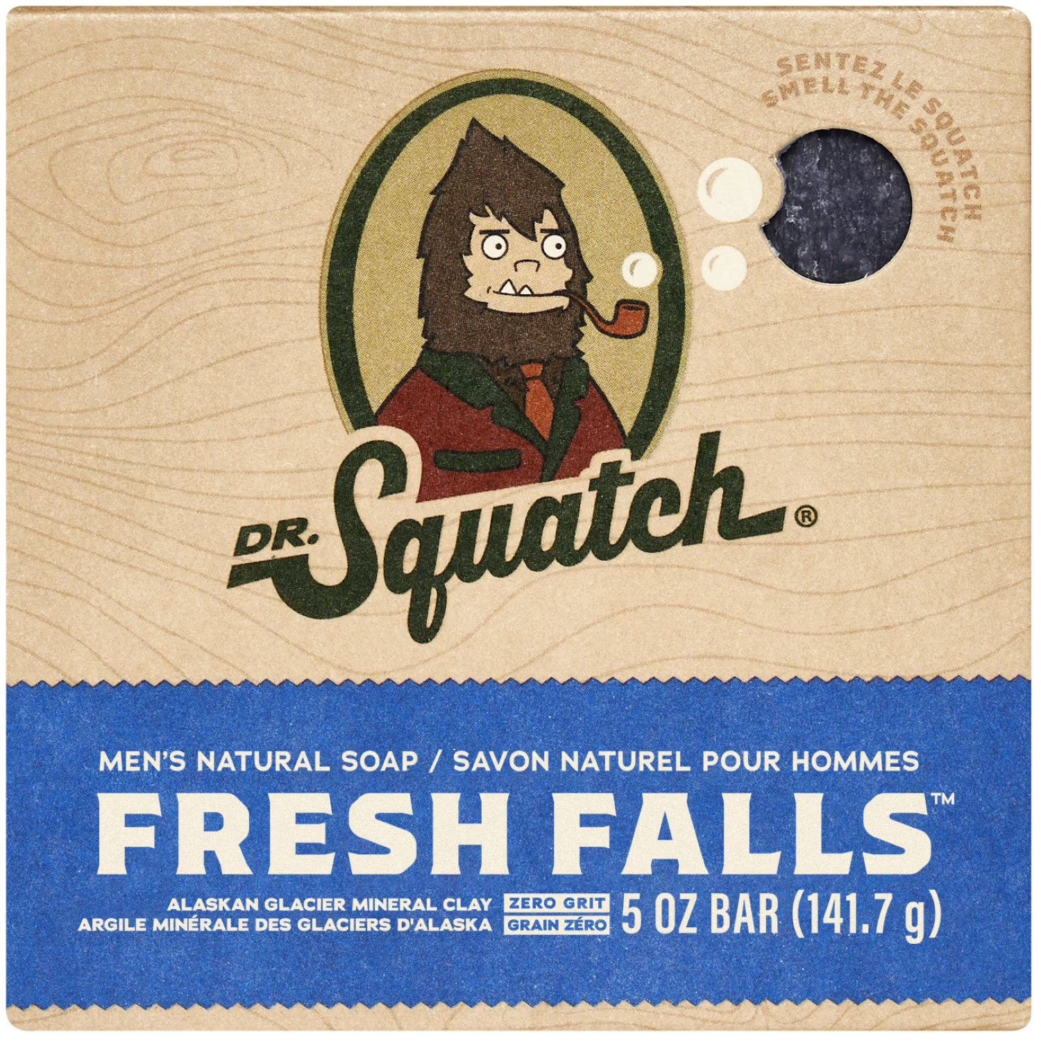 Dr. Squatch Natural Bar Soap Variety Pack 6 Bars 5 oz Each Men Soap Set