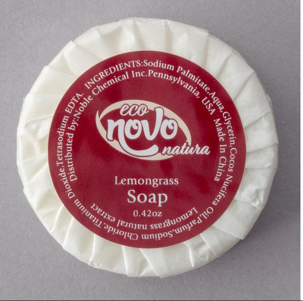 100 Mini Soap Novo B&B Hotel Individual Wrapped Small Glycerin Travel Bar .42