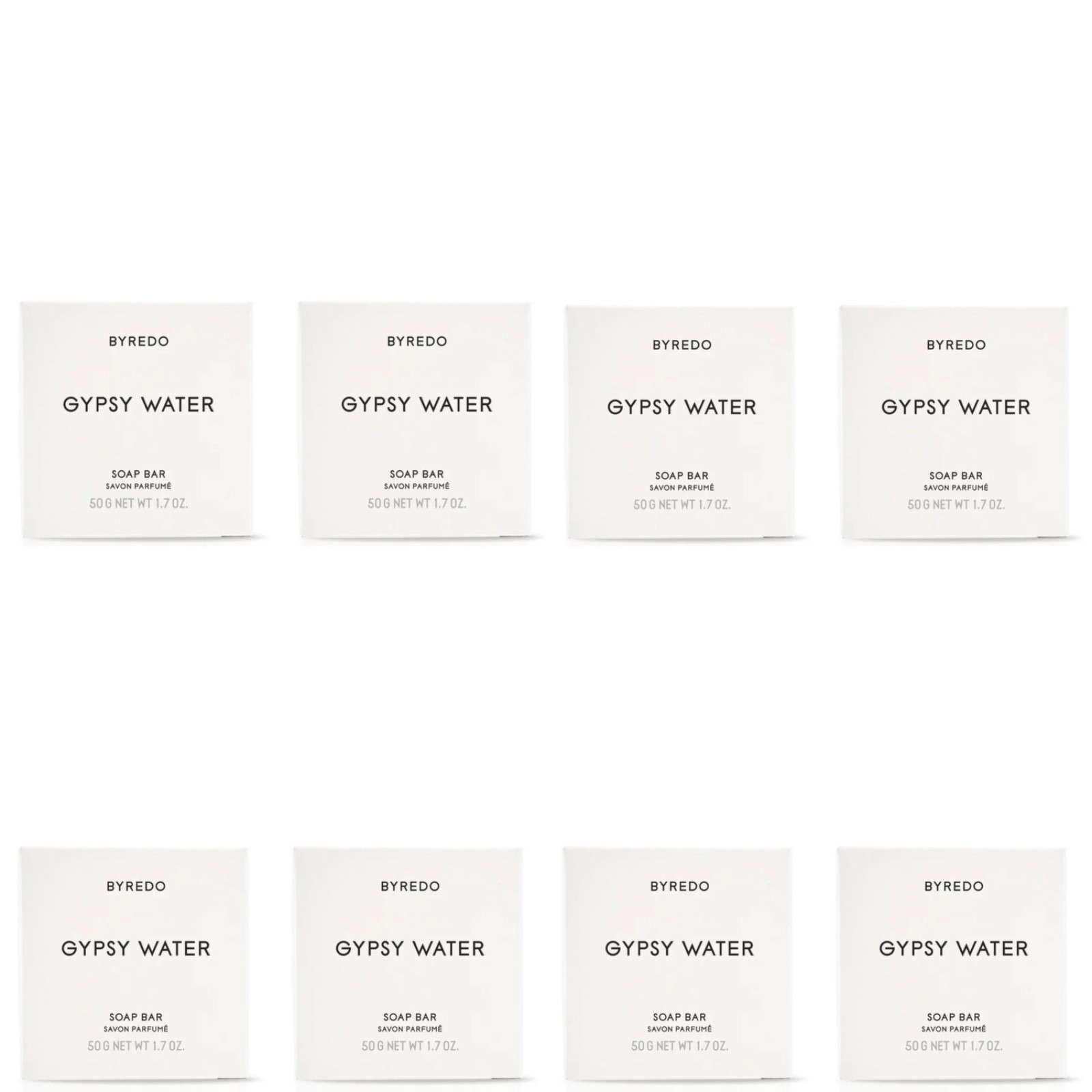 Byredo Gypsy Water Bar Soap 50g (1.76oz) Set of 8 Brand New
