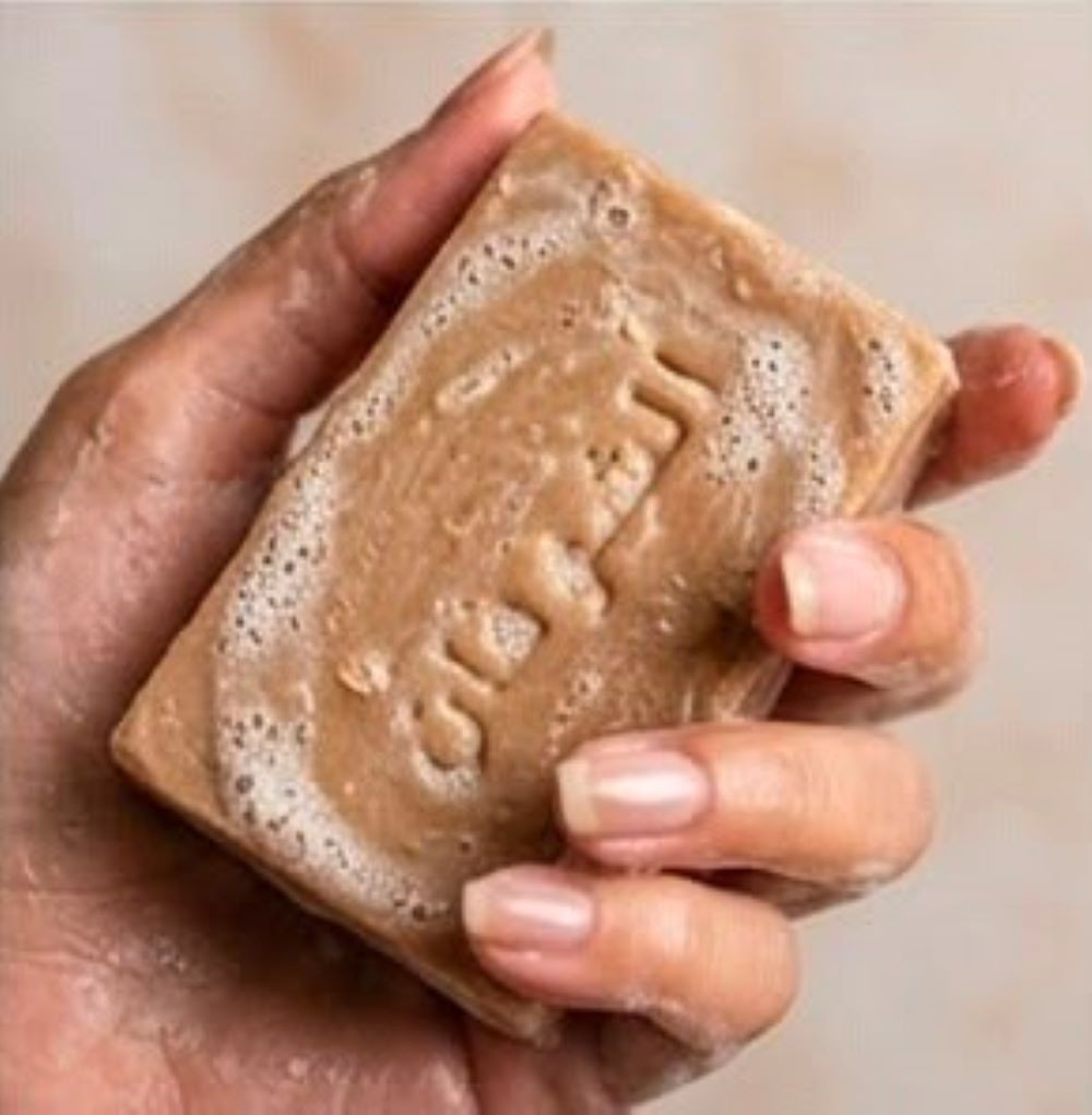 Natural Organic Oat Soap Bar Handcrafted Handmade Oatmeal Skin Care الشوفان
