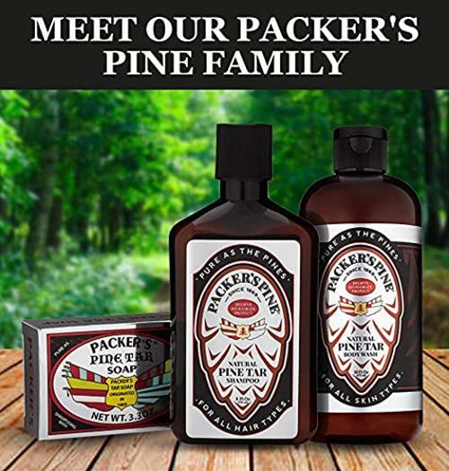 Packer’s Pine Tar Soap 3 Pack | The Original Men’s Bar Soap With Natural Pine