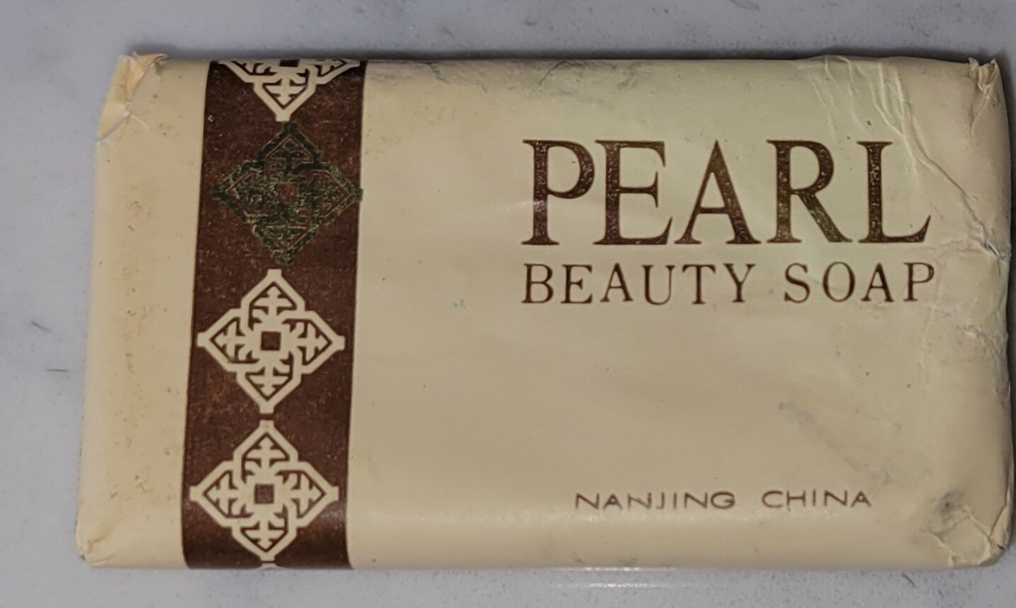 Vintage New Soap Pearl Beauty Soap Nanjing China Hotel Wrapped