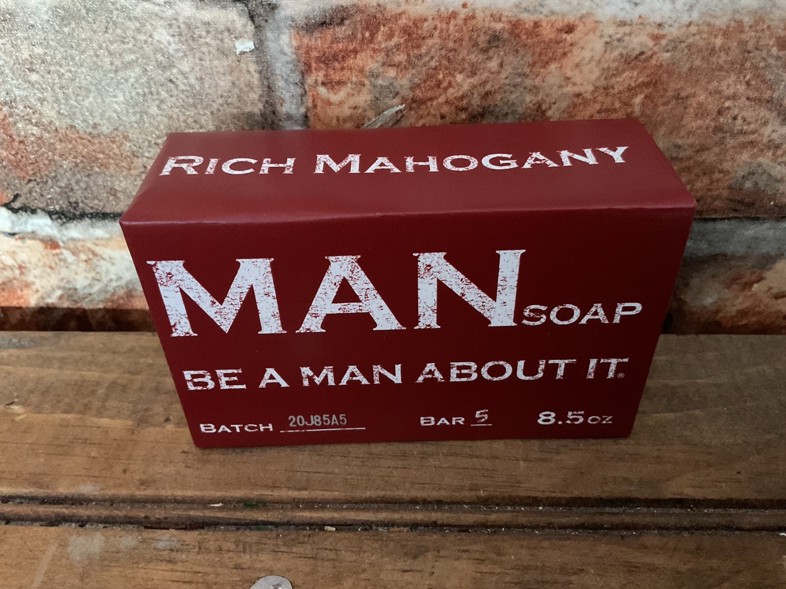 Small Batch “Rich Mahogany” Handcrafted “Be a Man About it” Soap…Ships Free!