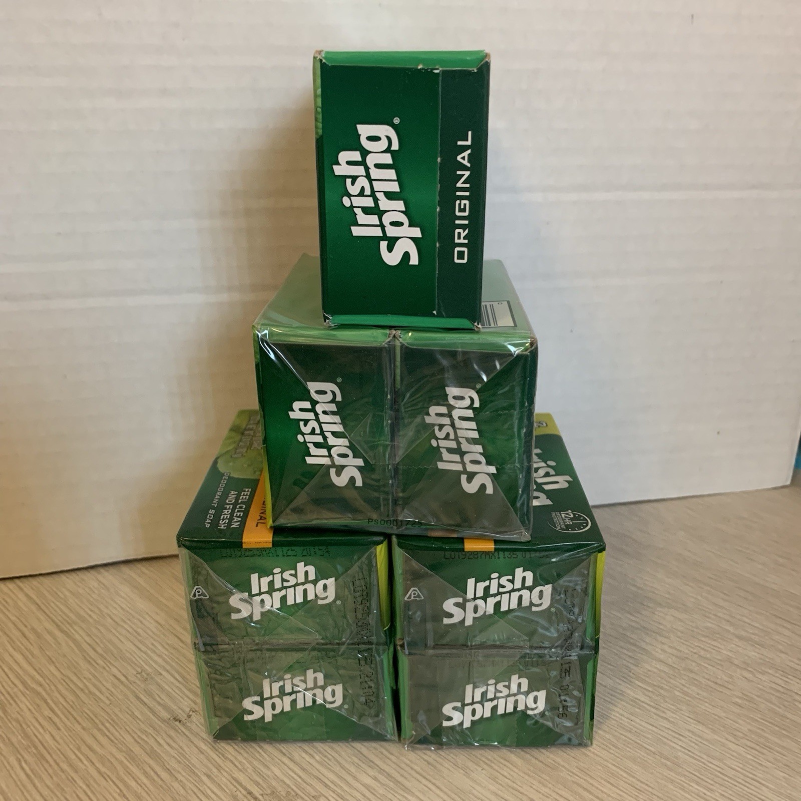 Irish Spring 9 BARS 3.75 oz ORIGINAL Scent Deodorant Soap NO FLAXSEED NOS