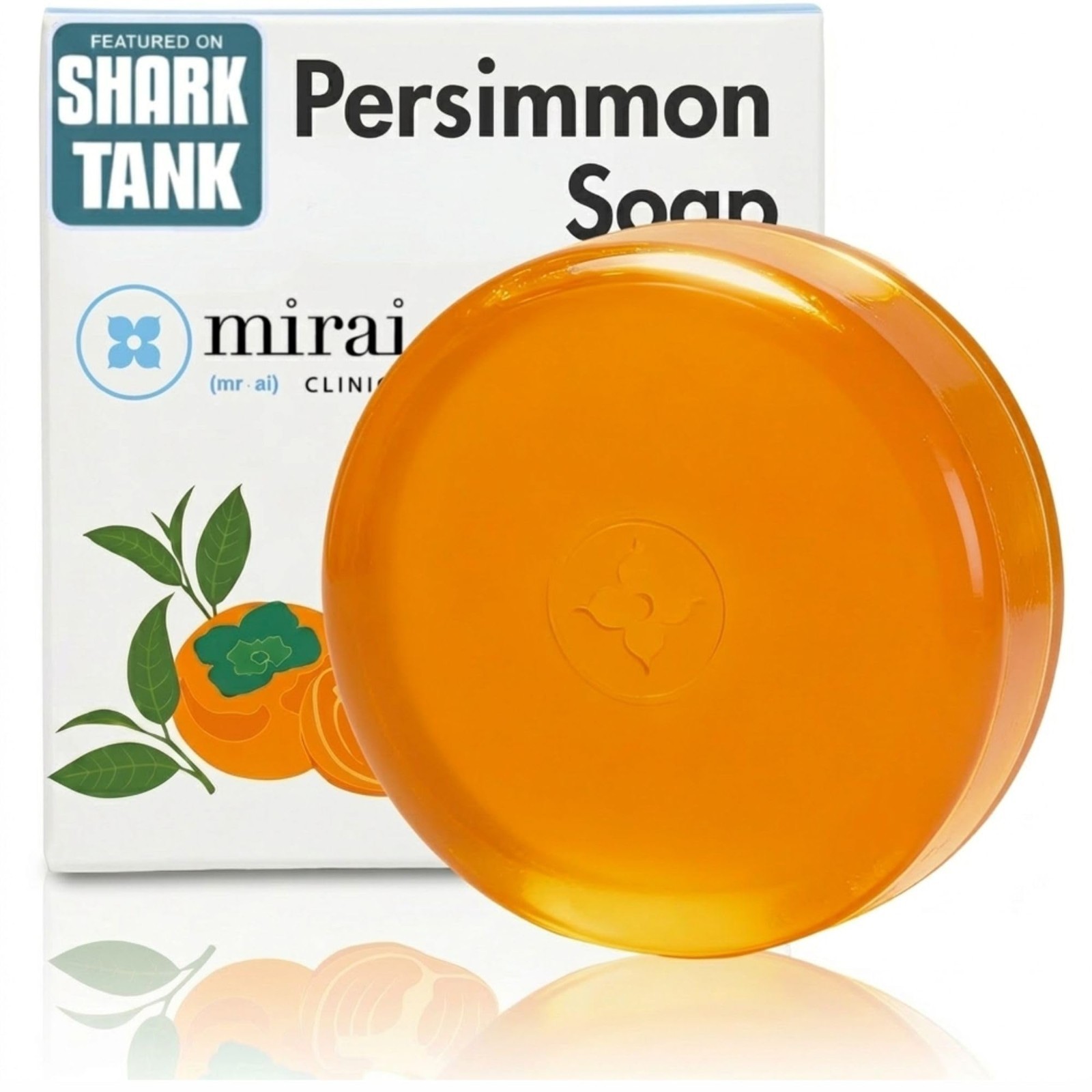 Persimmon Soap for Body Odor, Nonenal Odor Eliminator, Natural Deodorizing Bar,