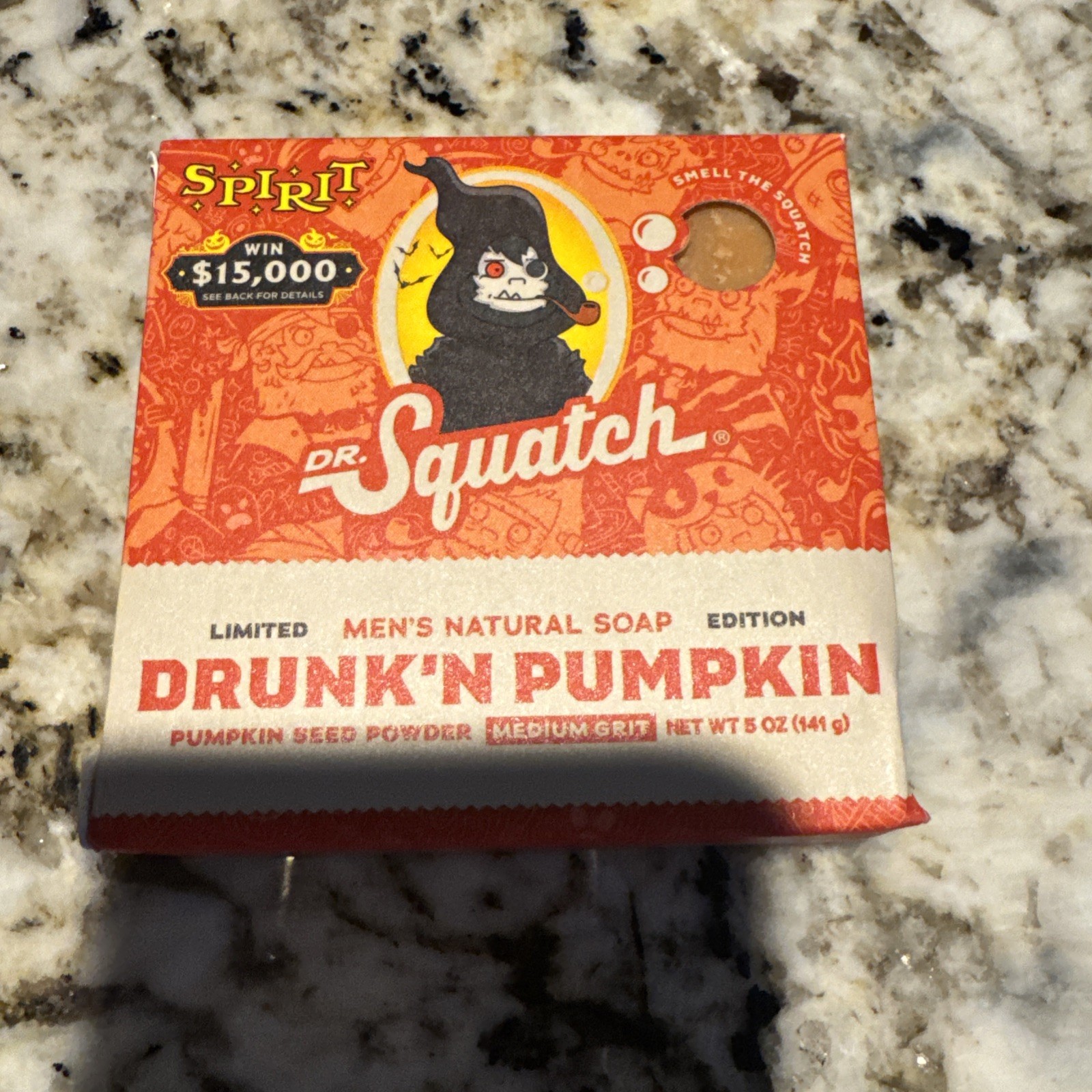 1x Dr Squatch Spirit Halloween Soap Drunk’n Pumpkin – Limited Edition 2025