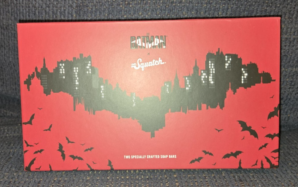 THE BATMAN X Dr. Squatch Limited Edition Collector’s Box and Set of 2 Briccs