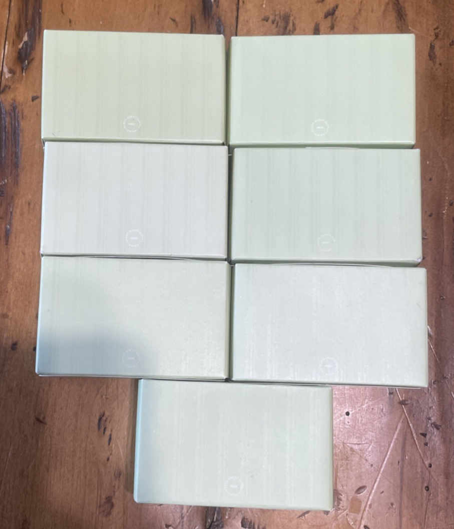 Archive Shea Butter Relaxing Green Tea & Willow Bath Soap – 2 oz Each (Lot of 7)